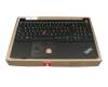 SN20W68912 original Lenovo clavier incl. topcase DE (allemand) noir/noir avec rétro-éclairage et mouse stick