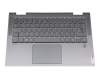 SN20W85087 original Lenovo clavier incl. topcase DE (allemand) gris/gris avec rétro-éclairage