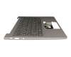 SN20Z37903 original Lenovo clavier incl. topcase DE (allemand) gris/gris avec rétro-éclairage
