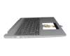 SN21B40858 original Lenovo clavier incl. topcase DE (allemand) gris/gris (Gris arctique)