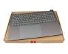 SN21Q47129 original Lenovo clavier incl. topcase DE (allemand) gris/gris avec rétro-éclairage