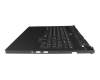 SN21Q53010 original Lenovo clavier incl. topcase UK (anglais) noir/argent avec rétro-éclairage