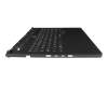 SN21Q53010 original Lenovo clavier incl. topcase UK (anglais) noir/argent avec rétro-éclairage