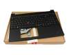 SN21R05914 original Lenovo clavier incl. topcase DE (allemand) noir/noir avec rétro-éclairage et mouse stick