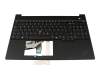SN21R05914 original Lenovo clavier incl. topcase DE (allemand) noir/noir avec rétro-éclairage et mouse stick
