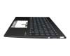 SN5A02B2 original LiteOn clavier incl. topcase DE (allemand) gris foncé/gris avec rétro-éclairage