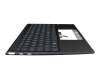 SN5A02B2 original LiteOn clavier incl. topcase DE (allemand) gris foncé/gris avec rétro-éclairage