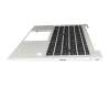 SN9191BL2 original HP clavier incl. topcase DE (allemand) noir/argent avec rétro-éclairage