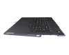 ST51C87534 original Lenovo clavier incl. topcase US (anglais) noir/bleu avec rétro-éclairage
