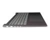 ST61N42048 original Lenovo clavier incl. topcase DE (allemand) gris/gris avec rétro-éclairage