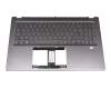 SV05P_A74EWL1 CNY original Acer clavier incl. topcase DE (allemand) gris/gris avec rétro-éclairage