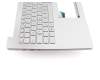 T2501V Clavier incl. topcase DE (allemand) argent/argent avec rétro-éclairage (pour les modèles avec disque