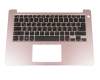 TD5370 Clavier incl. topcase DE (allemand) noir/rose
