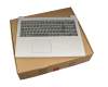 TS2015 Clavier incl. topcase DE (allemand) gris/argent (Fingerprint)