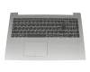 TS2015 Clavier incl. topcase DE (allemand) gris/argent (Fingerprint)
