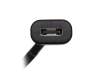 USB-C câble de données / charge noir 0,18m pour Lenovo ThinkPad X1 Nano Gen 2 (21E8/21E9)