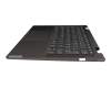 V172320BK1-FR original Sunrex clavier incl. topcase FR (français) gris/gris avec rétro-éclairage