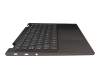 V172320BK1-FR original Sunrex clavier incl. topcase FR (français) gris/gris avec rétro-éclairage