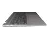 V192020FK2-GR original Sunrex clavier incl. topcase DE (allemand) gris/gris avec rétro-éclairage