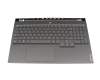 V193020CK2-GR original Sunrex clavier incl. topcase DE (allemand) gris/gris avec rétro-éclairage