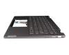 V222320AK3-GR original Sunrex clavier incl. topcase DE (allemand) gris/gris avec rétro-éclairage