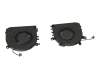 Ventilateur (CPU/DIS/GPU) (gauche/droite) original pour Lenovo IdeaPad Slim 7 Pro 16 ACH6 (82QR)