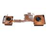 Ventilateur incl. refroidisseur (CPU) original pour Lenovo ThinkPad P53 (20QN/20QQ)