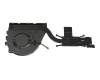 Ventilateur incl. refroidisseur (CPU) original pour Lenovo ThinkPad T14 G5 (21ML/21MM)