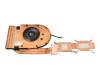 Ventilateur incl. refroidisseur (CPU) original pour Lenovo ThinkPad T15 Gen 2 (20W4/20W5)