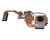 Ventilateur incl. refroidisseur (CPU) original pour Medion Erazer Deputy P25 (NH55EPY)
