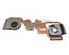 Ventilateur incl. refroidisseur (CPU/GPU) original pour Clevo NH57ER