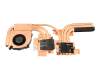 Ventilateur incl. refroidisseur (CPU/GPU) original pour Clevo NH57x
