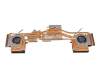 Ventilateur incl. refroidisseur (CPU/GPU) original pour MSI GE75 9SE/9SF/9SG (MS-17E2)