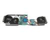Ventilateur incl. refroidisseur (CPU/GPU) original pour MSI GS65 9SD/9SE/9SF/9SG (MS-16Q4)