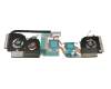 Ventilateur incl. refroidisseur (CPU/GPU) original pour MSI GS65 Stealth Thin 8RE/8RF (MS-16Q2)