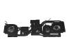 Ventilateur incl. refroidisseur (CPU/GPU) original pour MSI GS66 10SD/10SGS (MS-16V1)