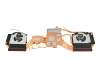 Ventilateur incl. refroidisseur (CPU/GPU) original pour Medion Erazer Scout E20 (V170RNCQ)