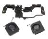 Ventilateur incl. refroidisseur (CPU/GPU) original pour Mifcom Gaming Laptop i9-14900HX - RTX 4090 17 (GM7IX9N)