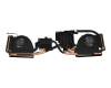 Ventilateur incl. refroidisseur (CPU/GPU) pour MSI Raider GE76 12UG/12UGS (MS-17K4)
