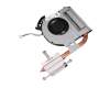 Ventilateur incl. refroidisseur (CPU/UMA) original pour Toshiba Satellite S50W-C