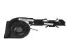 Ventilateur incl. refroidisseur (DIS) original pour Lenovo ThinkPad P14s Gen 2 (20VX/20VY)