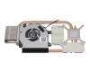 Ventilateur incl. refroidisseur (GPU) original pour MSI GF75 Thin 10UD/10UCK/10UC (MS-17F6)