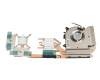 Ventilateur incl. refroidisseur (GPU/CPU) original pour MSI GF63 Thin 9SCX/9SCXR (MS-16R4)