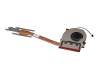 Ventilateur incl. refroidisseur original pour Clevo NS5x