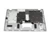 WK2336 original Acer clavier incl. topcase DE (allemand) noir/argent