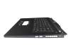 YDM ZGRD original Acer clavier incl. topcase DE (allemand) noir/noir avec rétro-éclairage